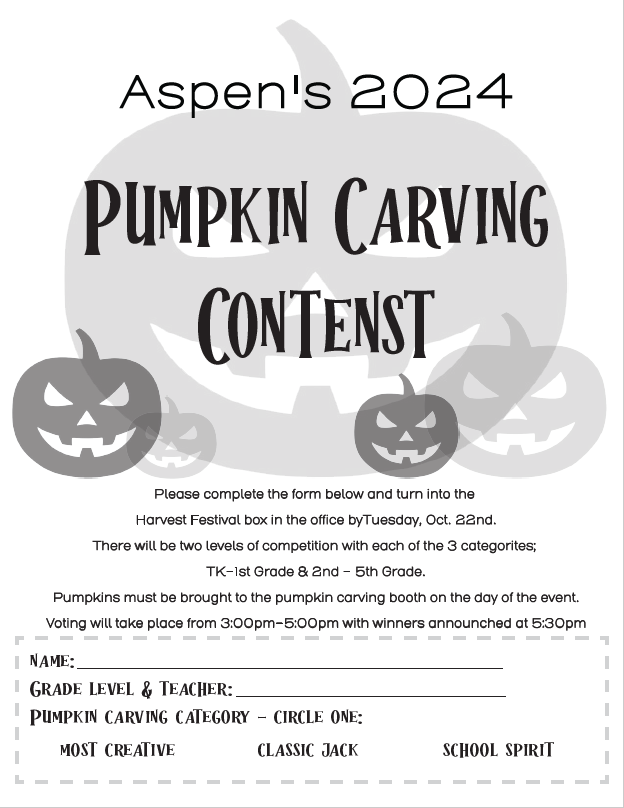  Pumpkin Carving Contest